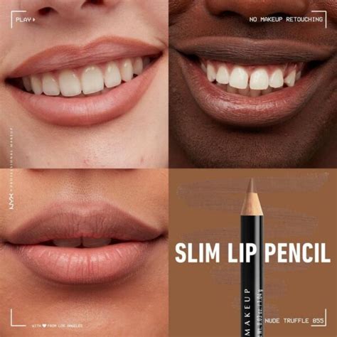 nyx nude truffel lipliner|NYX Nyx slim lip liner pencil 